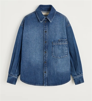 Aiayu - Casy Shirt Denim Worn blue